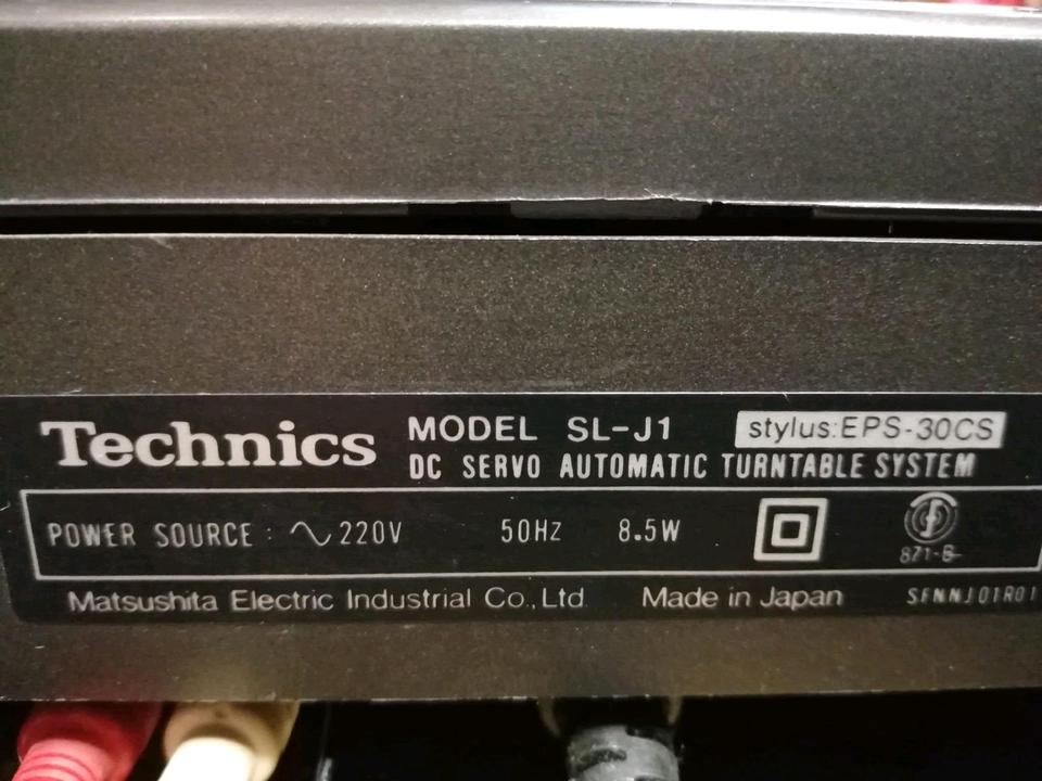 TECHNICS SL-J1 Plattenspieler + Original-Nadel!!