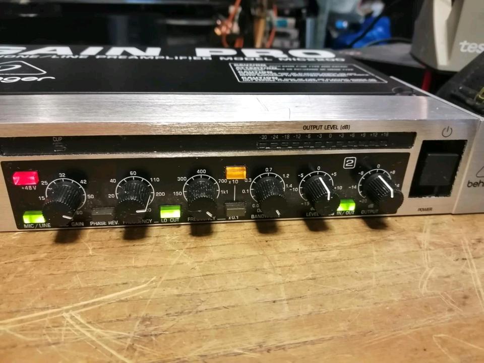 BEHRINGER Ultragain Pro Mic, Vakuumrõhrenverstärker!!