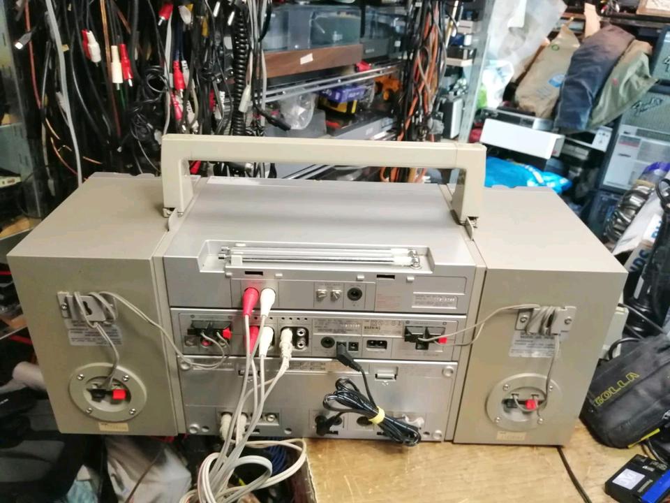 JVC PC-A5L, Radio-Cassetten-Recorder/Ghettoblaster, DEFEKT!!!
