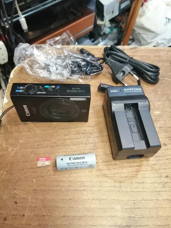 CANON IXUS 500 HS, Digital-Kamera mit Zubehör, guter Zustand!!
