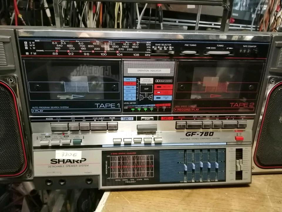 SHARP GF-780, Portable Stereo Component System, guter Zustand!!