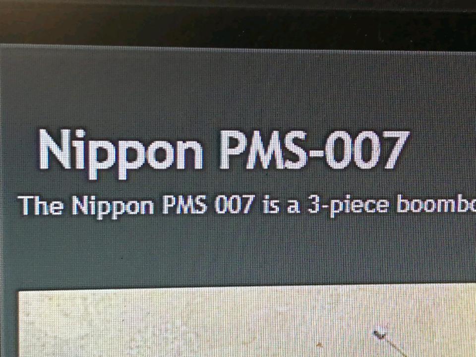 NIPPON PMS-007, Mini Stereo Component System, etwas DEFEKT!!