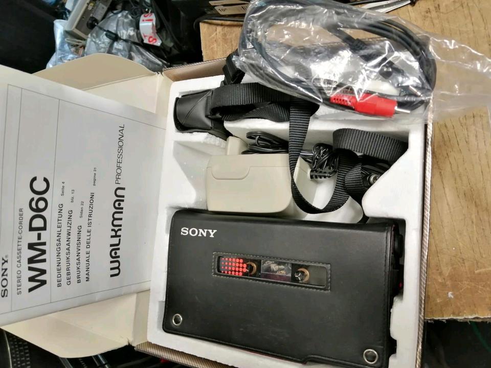 SONY WM-D6C, Walkman mit Zubehör!! Wie neu!!!!