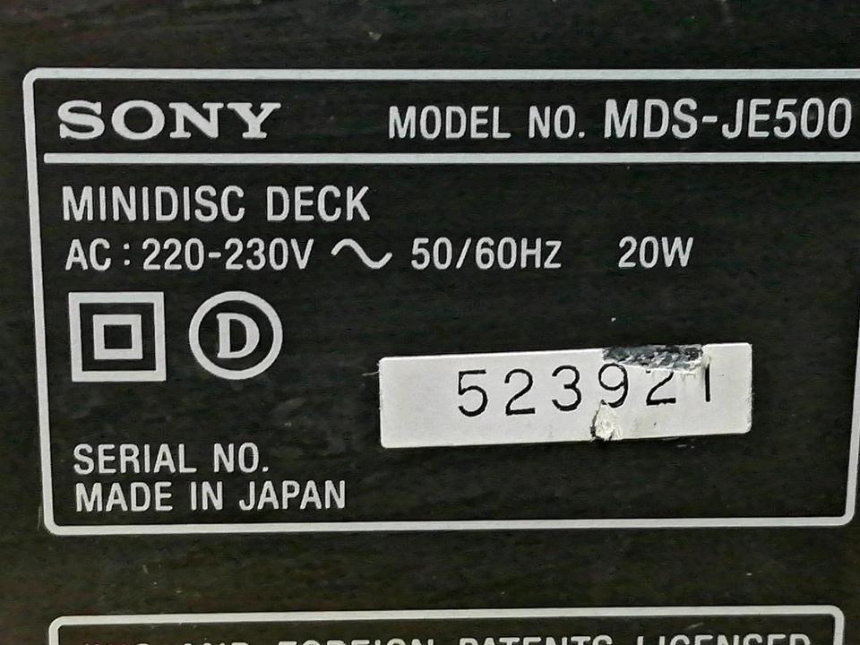 SONY MDS-JE500, Minidisc-Recorder, guter Zustand!!