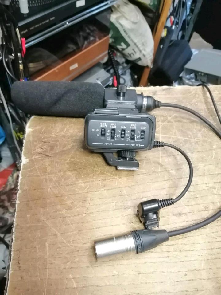 SONY ECM-NV1 Kondensator-Mikrofon + XLR-Adapter!!
