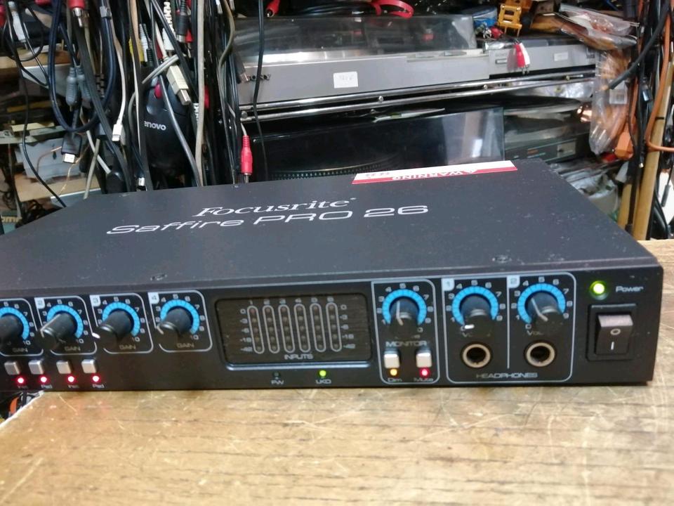 FOCUSRITE SAFFIRE Pro 26 - Fire Audio Interface!!