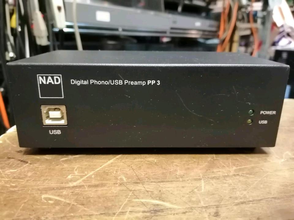 NAD Digital Phono/USB Preamp PP3, Vorverstärker mit Adapter!!!