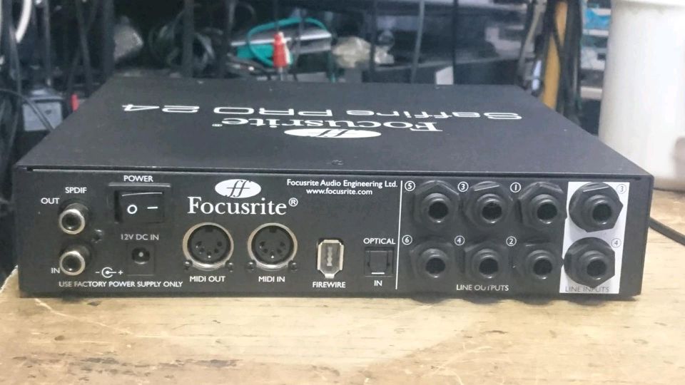 FOCUSRITE SAFFIRE PRO 24, guter Zustand!!!