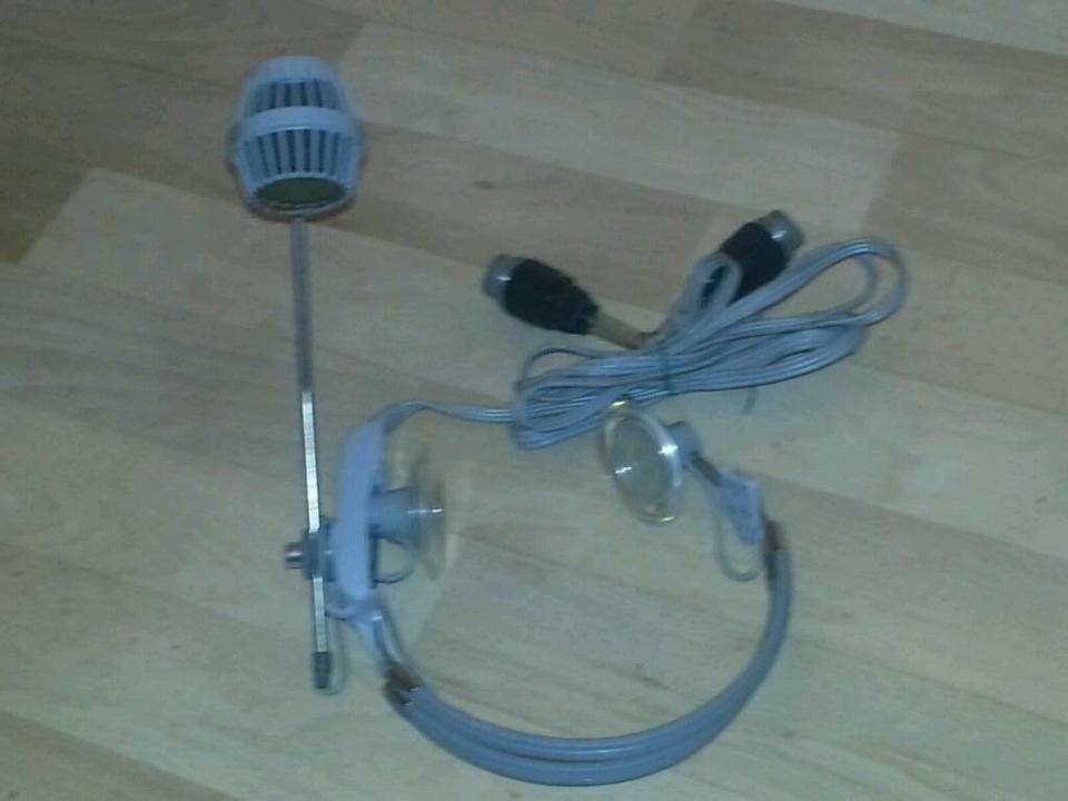 AKG K59, altes Headset, 200 Ohm, Kabel mit 2 alten Steckern, toll