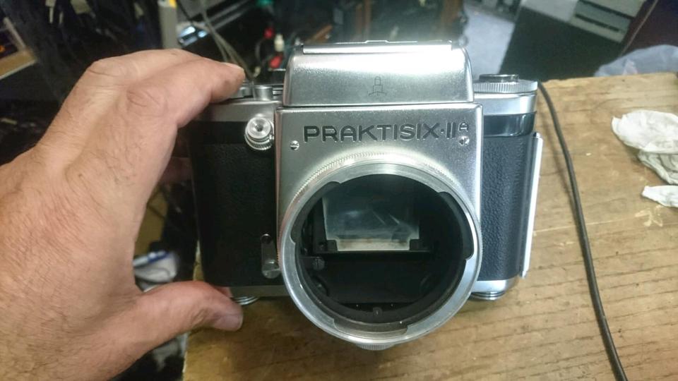 PRAKTISIX-II AG, Analog-Kamera OHNE Objektiv, guter Zustand!!