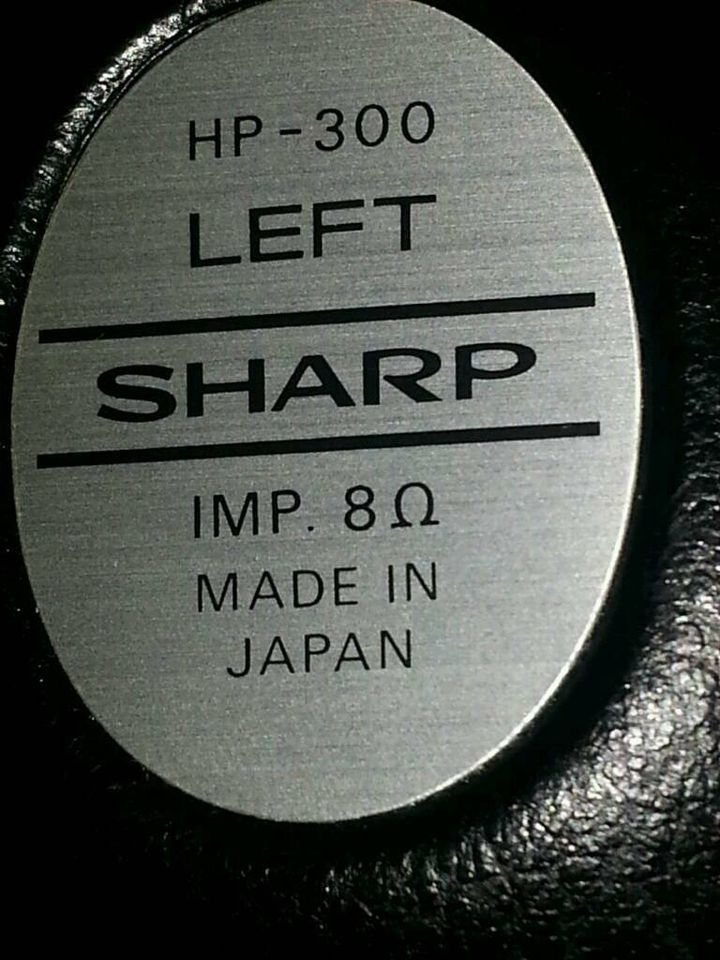 SHARP HP-300 Stereo Headphone/Kopfhörer; NEU&OVP!