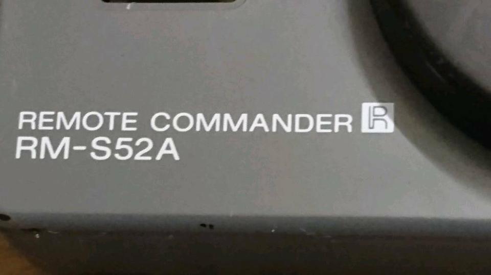 SONY RM-S52A5, Remote Commander, Original-Fernbedienung+Adapter