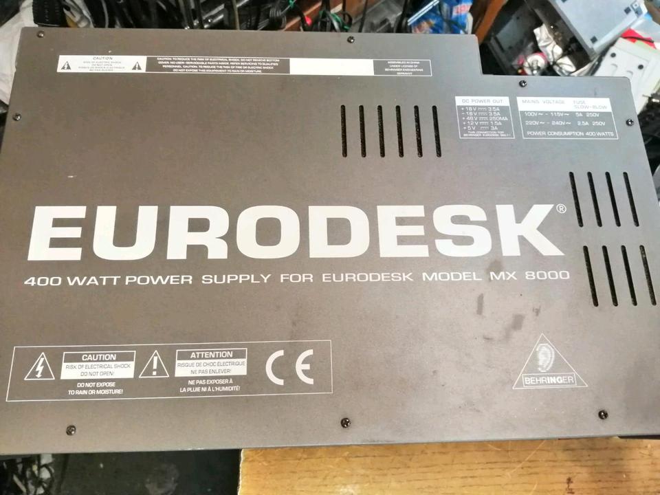 BEHRINGER Eurodesk MX-8000 Power Supply, guter Zustand!!