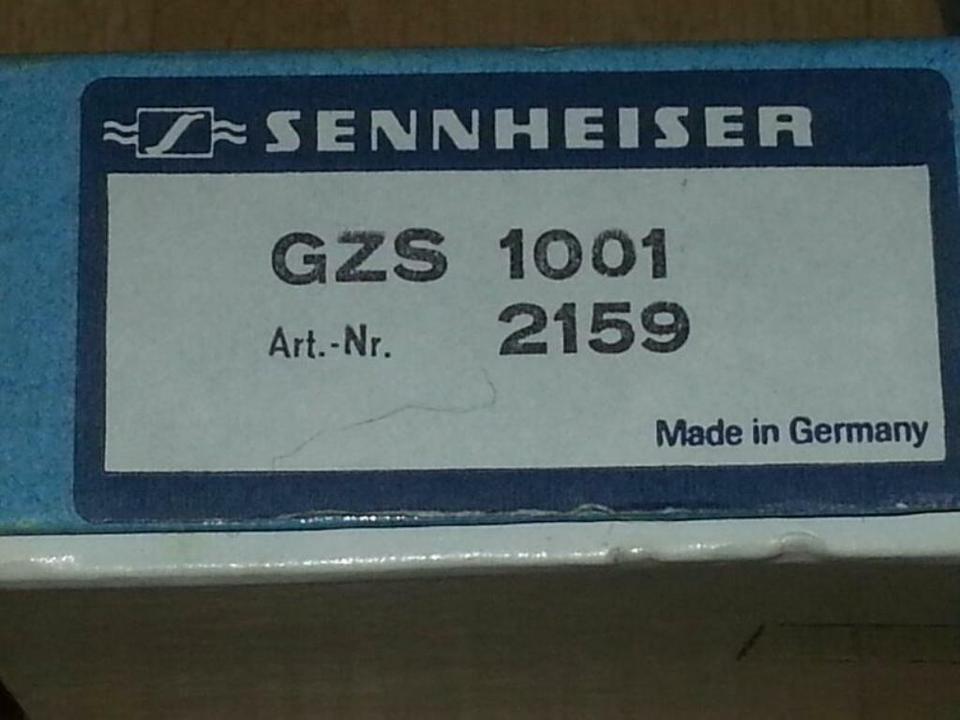 2 SENNHEISER GZS 1001; Stecker/Verlängerung für Mikrofone, NEU &