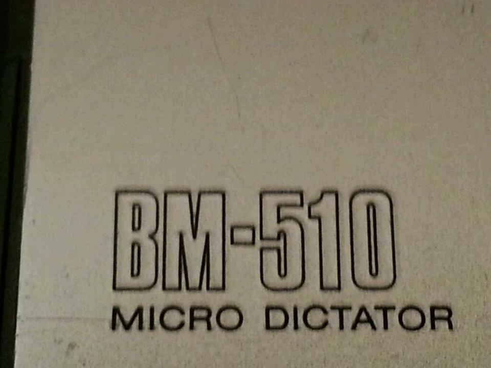 SONY BM-510 Micro Dictator; Hand-Diktiergerät, etwas DEFEKT!!