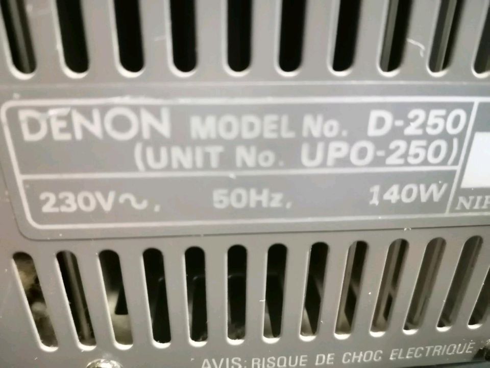 DENON-Anlage: UCD-250,UPO-250 und UTP-250, OHNE Boxen!!!