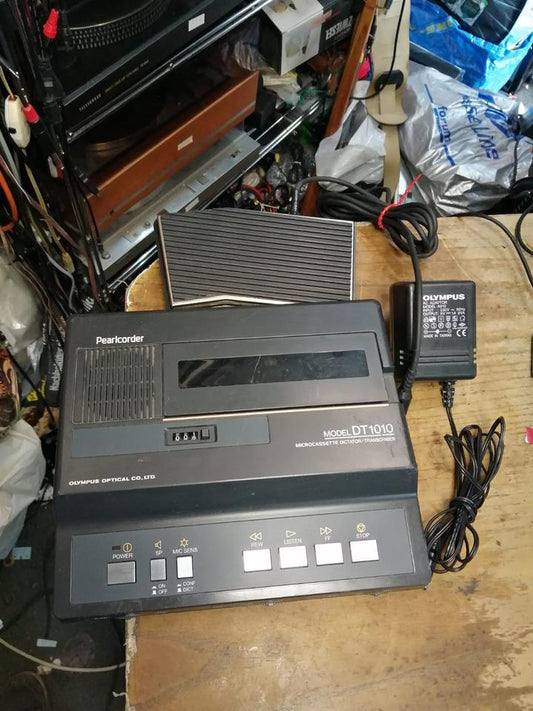 OLYMPUS PEARLCORDER DT1010, Tisch-Diktiergerät mit Zubehör!!