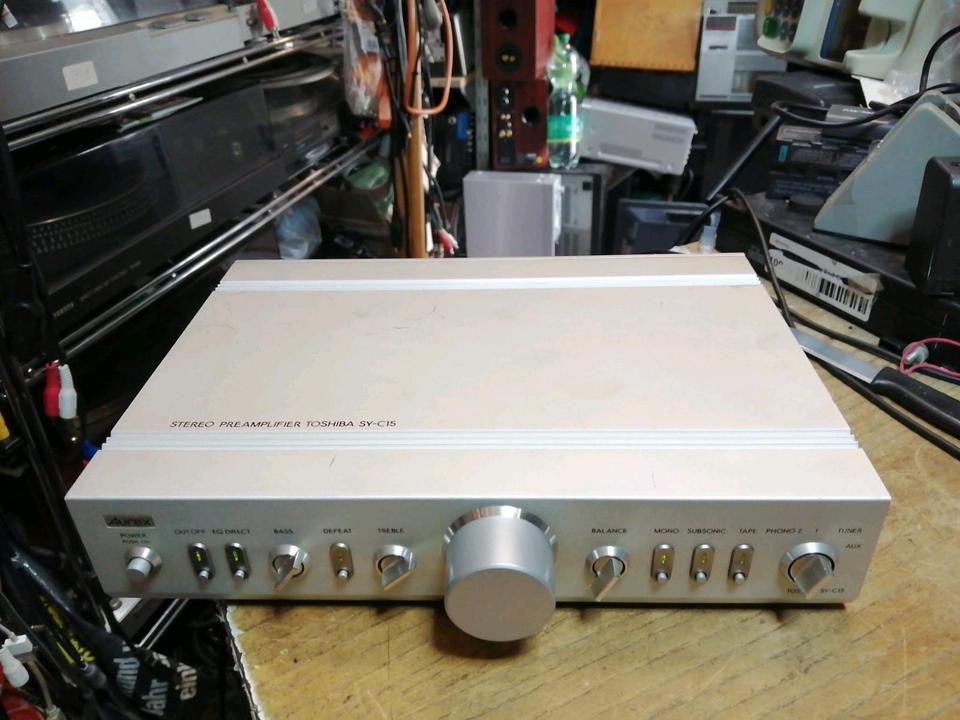 TOSHIBA SY-C15, Preamplifier/Vorverstärker!! Guter Zustand!!