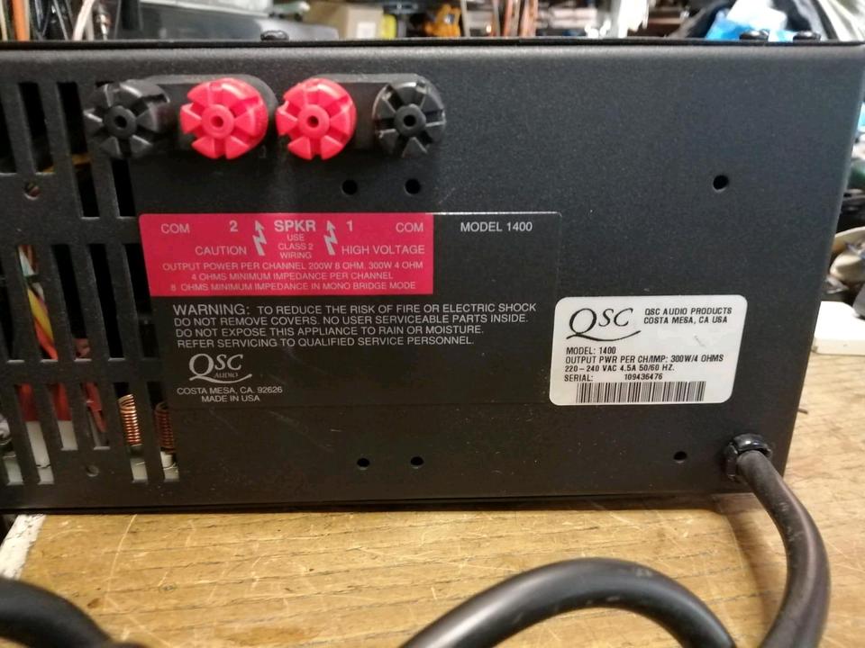 ENDSTUFE Stereo Amplifier QSC 1400, guter Zustand!!