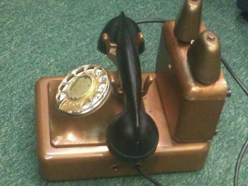 Antikes Telefon T1963 m1-69072-5; kupfer; VINTAGE! RARITÄT!!