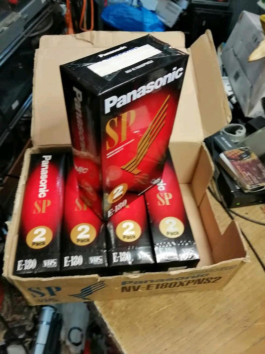 10 PANASONIC SP E180 Videocassetten, NEU & OVP!!