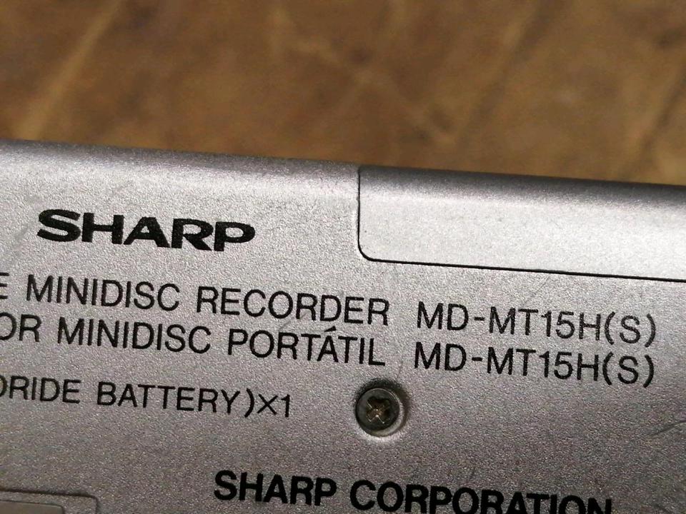 SHARP MD-MT15, Portable Minidisc-Recorder, DEFEKT!!!