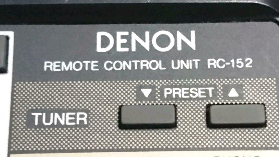 DENON RC-152 Remote Control Unit/Original-Fernbedienung