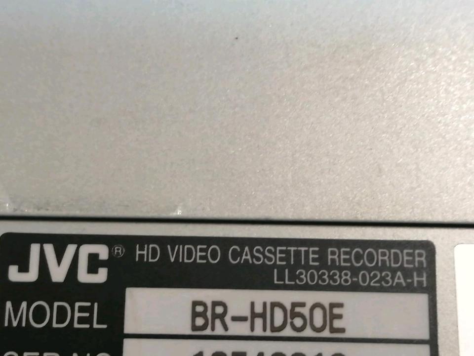 JVC HDV BR-HD50E DV VCR, Videorecorder mit Zubehör!!