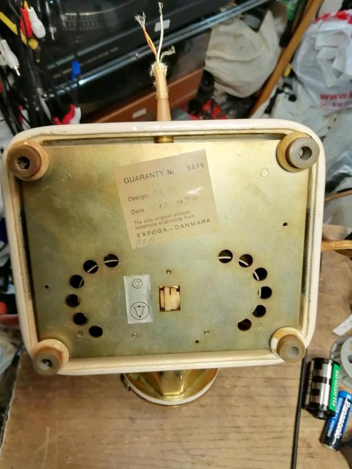 EX POGA - DANMARK, altes Telefon aus Dänemark!!!
