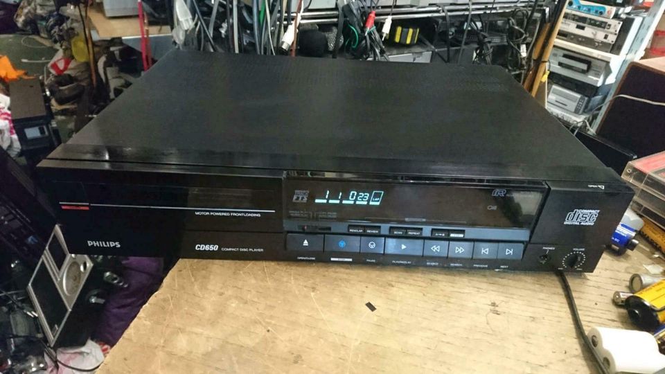 PHILIPS CD 650/00R, CD-Player OHNE Fernbedienung!