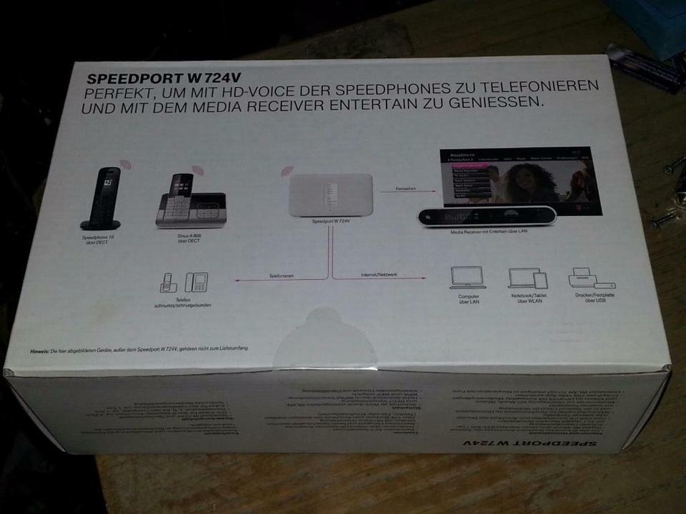 DEUTSCHE TELEKOM Speedport W724V Typ BL; WLAN-Router, NEU & OVP!!