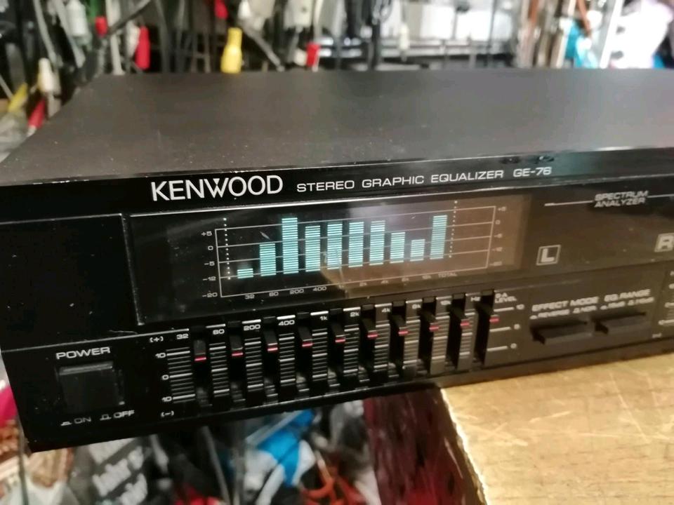 KENWOOD GE-76 Graphic Equalizer, guter Zustand!!