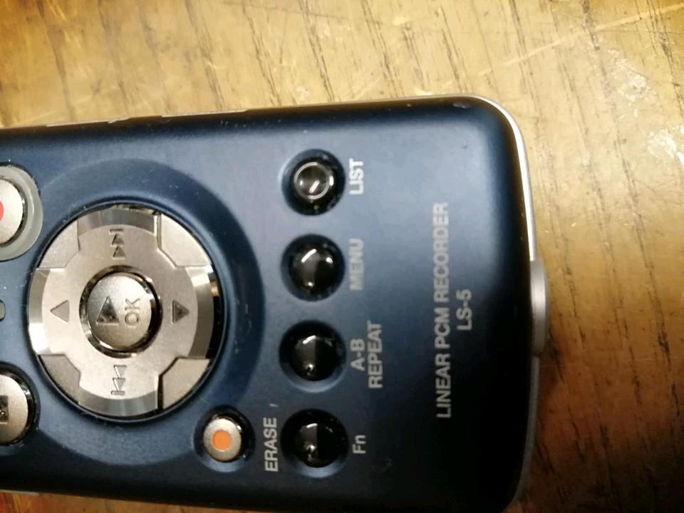 OLYMPUS LS-5, Lenear PCM Recorder mit Speicherkarte!