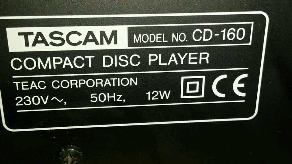 TASCAM CD-160; CD-Player