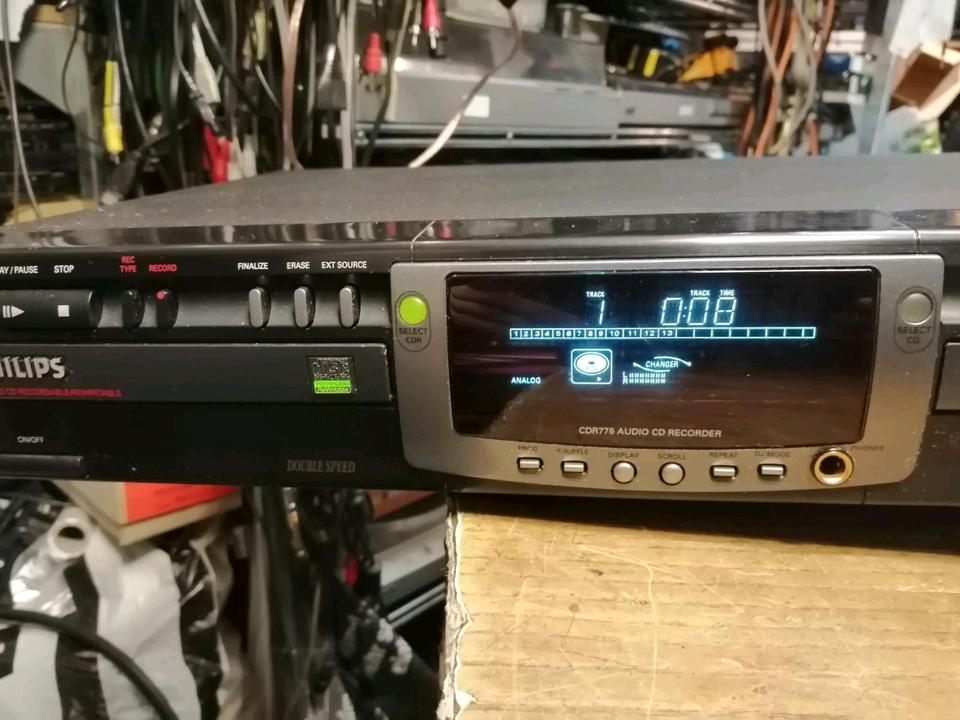 PHILIPS CDR775, Doppel-CD-Player/CD-Recorder, guter Zustand!!!