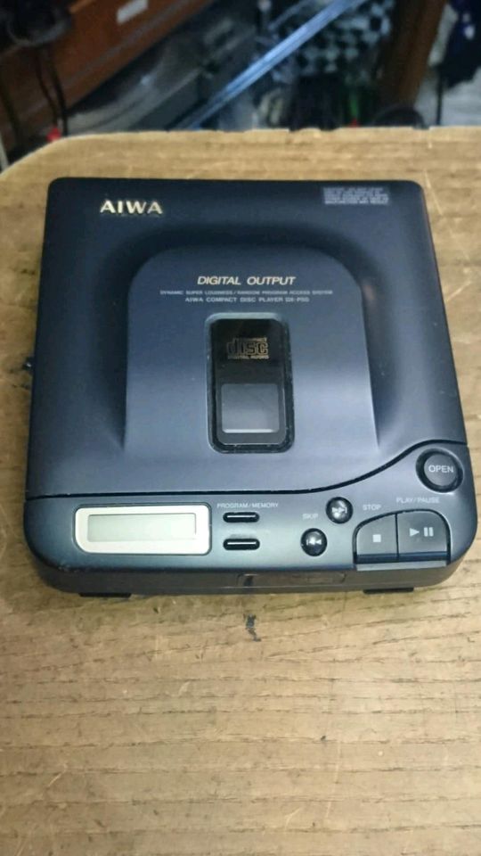 AIWA DX-P50, Compact Disc Player/Discman, OHNE Adapter!!