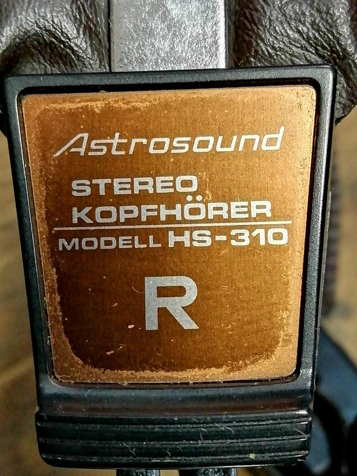 ASTROSOUND HS-310 Stereo Kopfhörer, 6,3 mm Klinkestecker!!