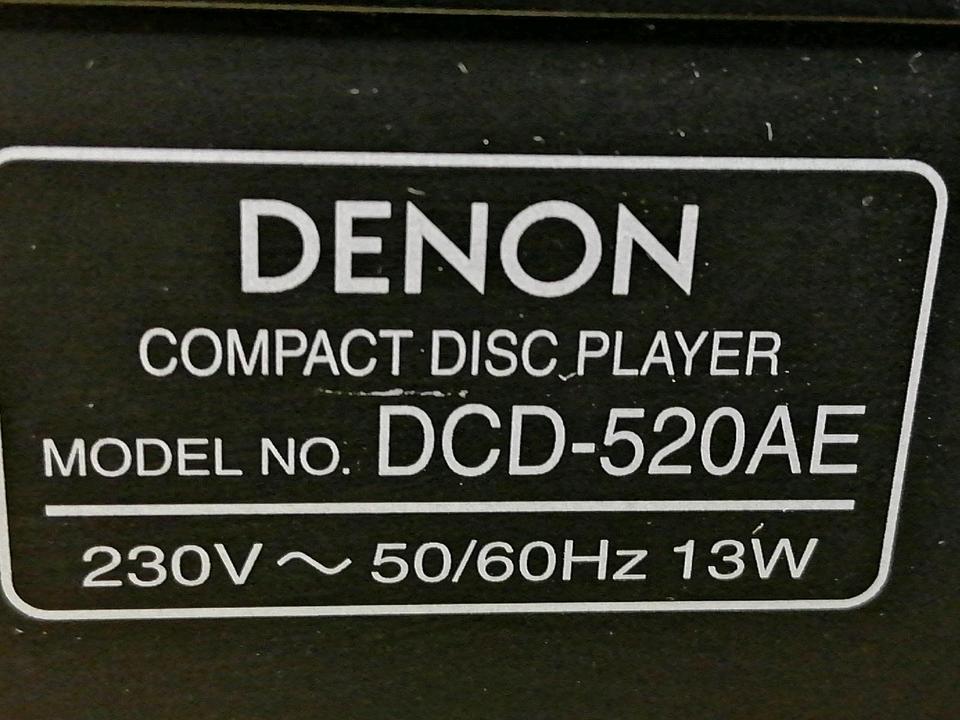 DENON DCD-520AE, CD-Player OHNE Fernbedienung!!