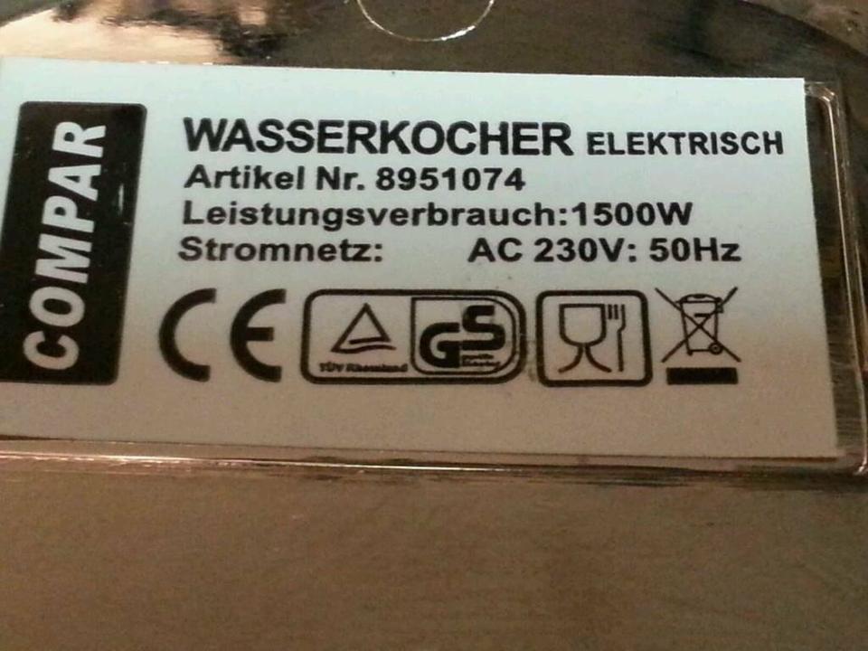 COMPAR Samowar/Wasserkocher, elektrisch, wie neu!!