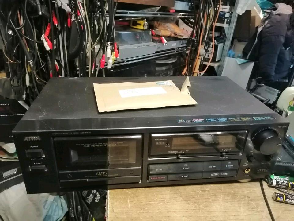 AIWA AD-F410E, Cassetten-Deck + AIWA HX PRO Discrete Circuit!!