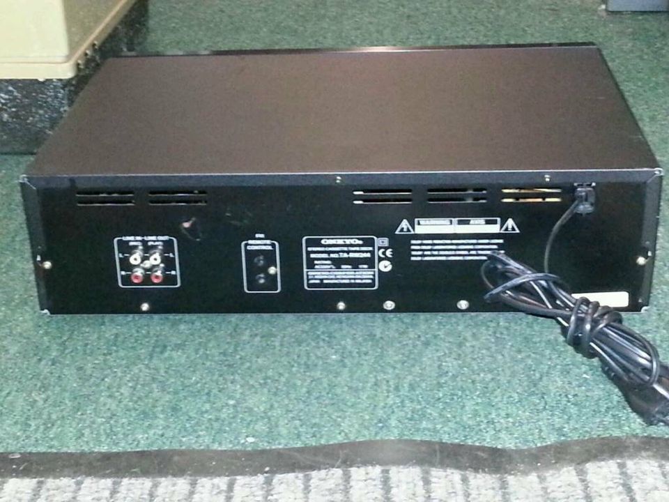 ONKYO TA-RW244; Stereo Cassetten Tape Deck, Doppel-Deck