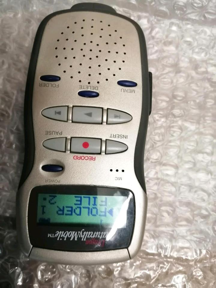 DRAGON Naturally Speaking 5, mobiles Diktiergerät, mit Zubehör!!!