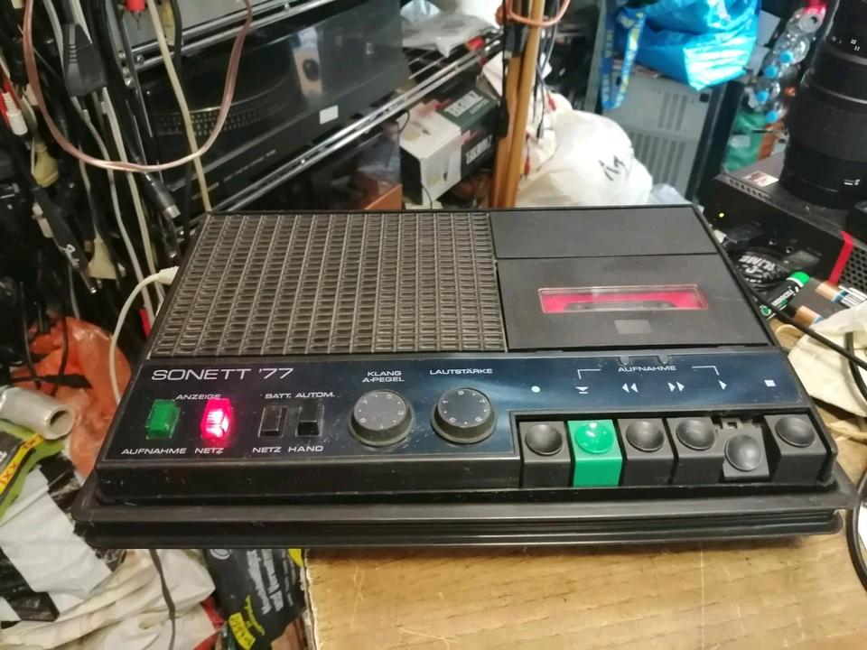 RFT SONETT'77, Cassetten-Recorder, guter Zustand!!