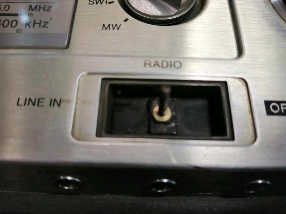 SONY CF-570S, Stereo Radio-Cassetten-Recorder, etwas DEFEKT!!