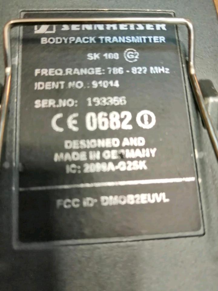 SENNHEISER eW100 G2, 2 BODYPACK Transmitter!!!