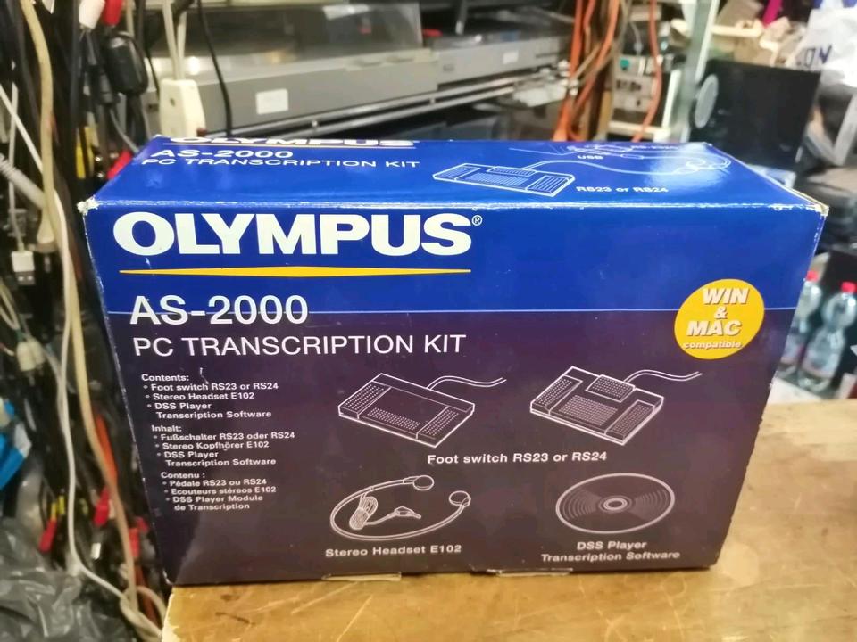 OLYMPUS PC Transcription AS-2000, NEU und OVP!!!