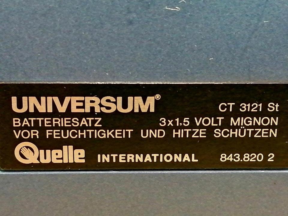 UNIVERSUM CT3121 St, Walkman OHNE Adapter!!