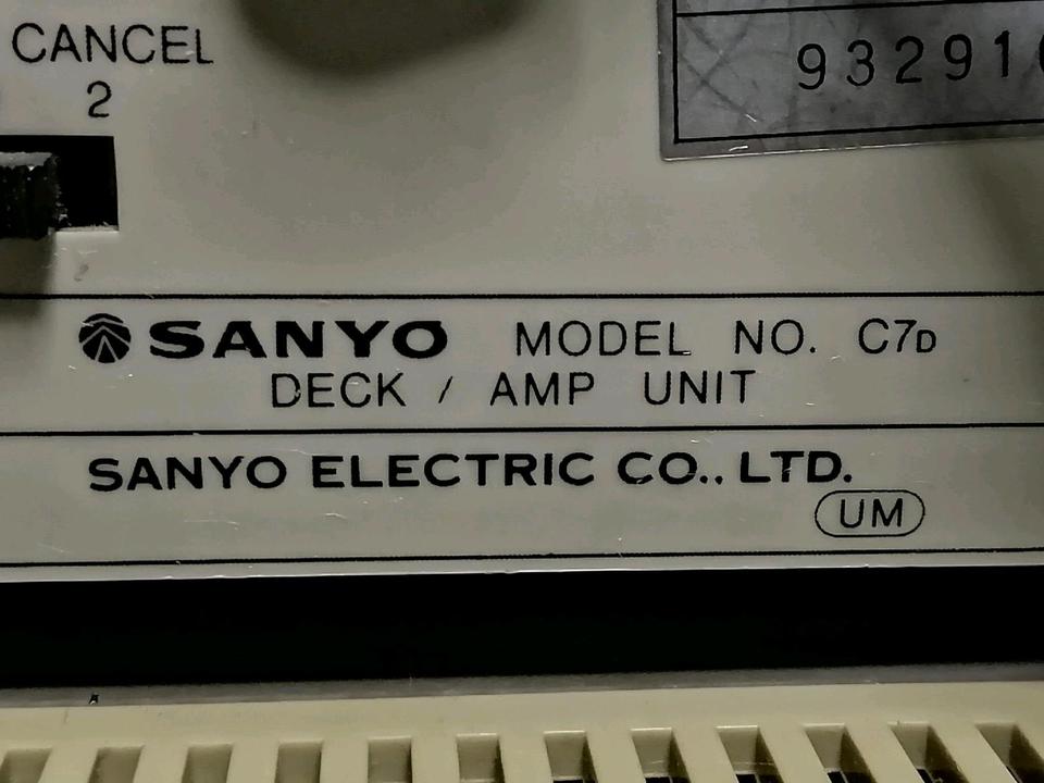 SANYO-Musikanlage: C7P/C7T/C7D + 2 C7S!!