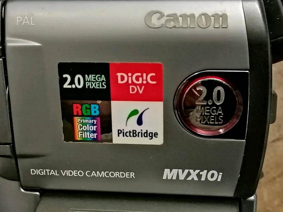 CANON MVX10i, MiniDV-Videocamera mit Speicherkarte und Zubehör!!!