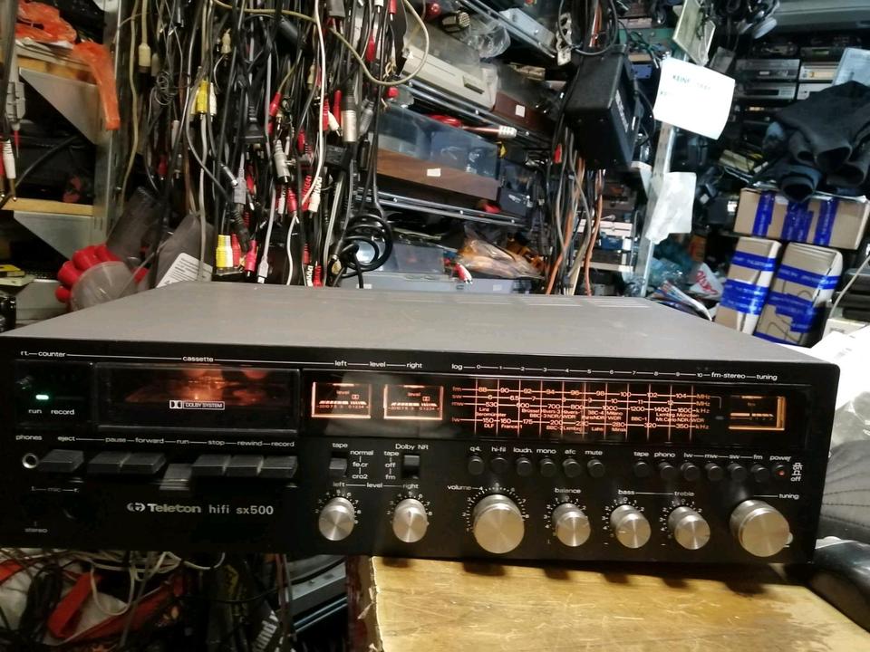 TELETON SX500, Stereo HiFi Receiver mit Cassette, guter Zustand!